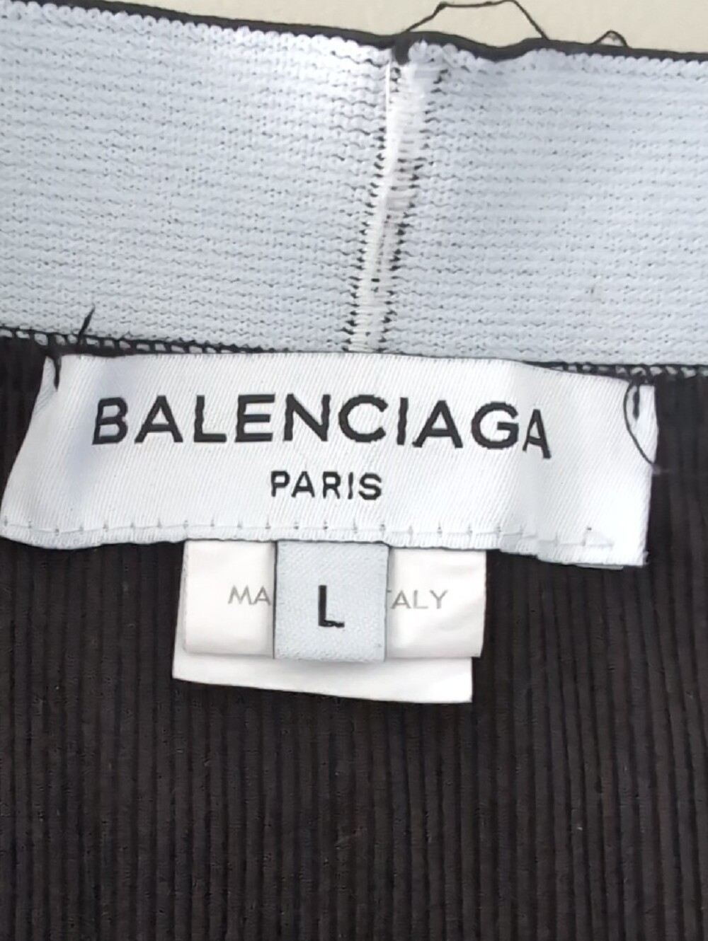 Balenciaga Men’s Black Ribbed Logo Boxer Briefs L - Picture 3 of 8
